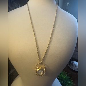 Golden Watch Necklace